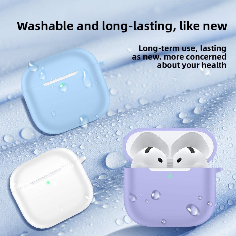 Silicone protective case for iPhone 4, minimalist solid color