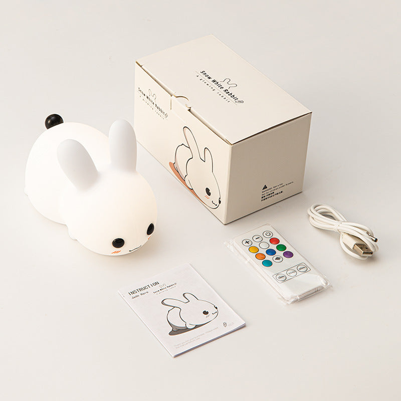 Silicone Rabbit LED Night Light