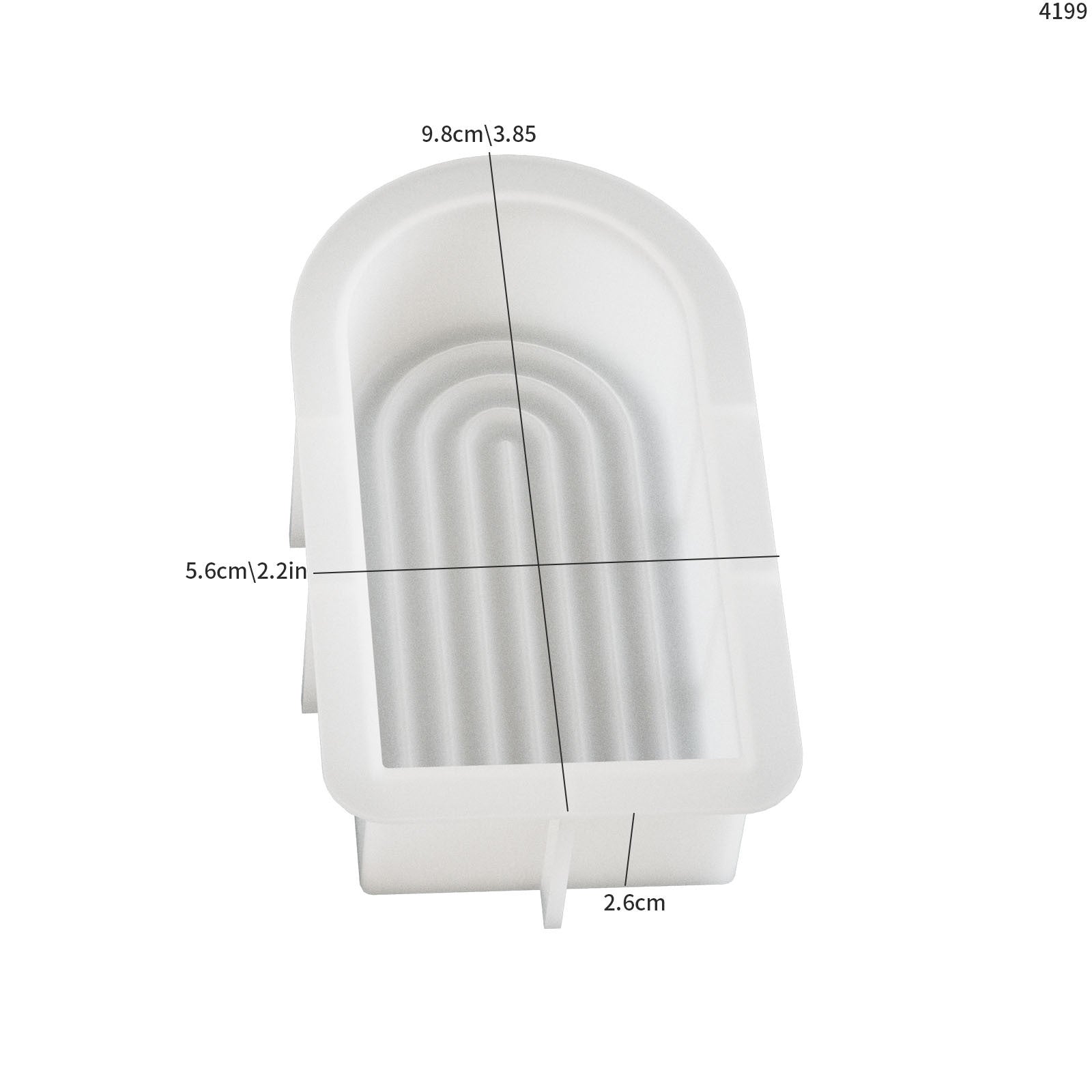 Silicone Resin Mold Geometric Arch Candle Craft
