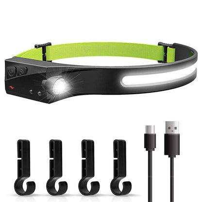 Silicone rubber high-intensity light headlamp