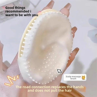 Silicone Scalp Massager Shampoo Brush