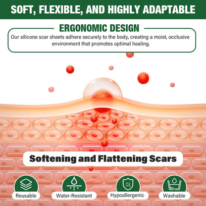 Silicone scar patch tape