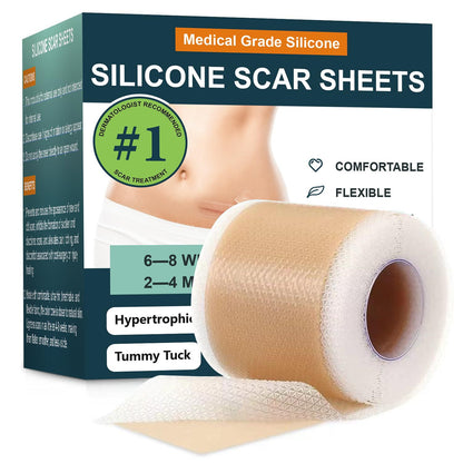 Silicone scar patch tape