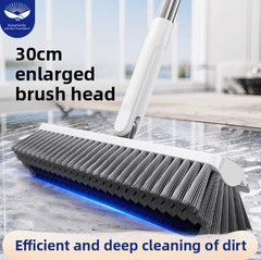 white gray detachable dual-purpose floor brush