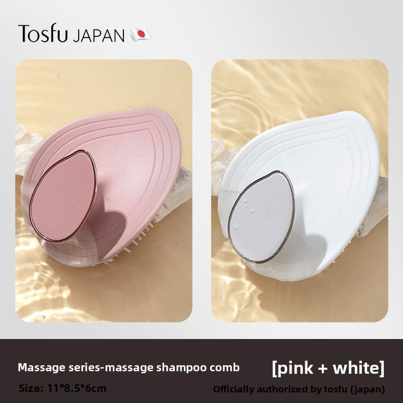 Silicone Shampoo and Scalp Massage Comb