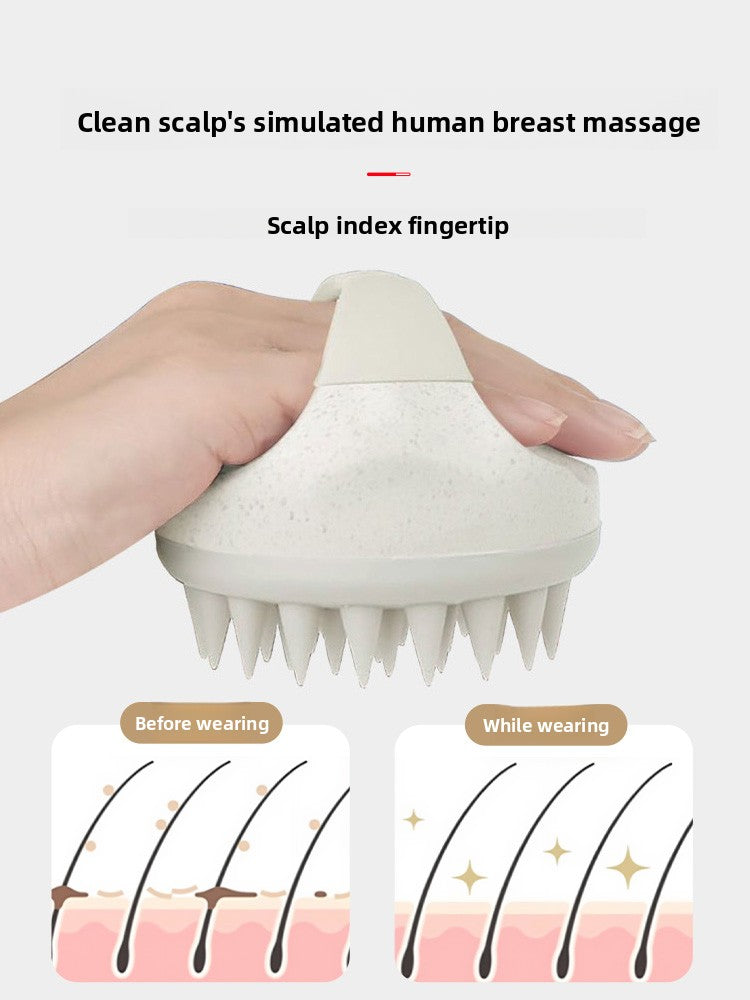 Silicone Shampoo and Scalp Massage Comb