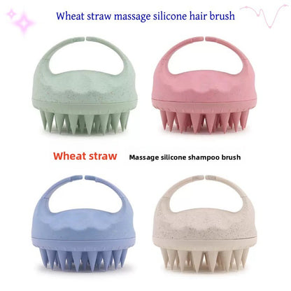 silicone shampoo brush