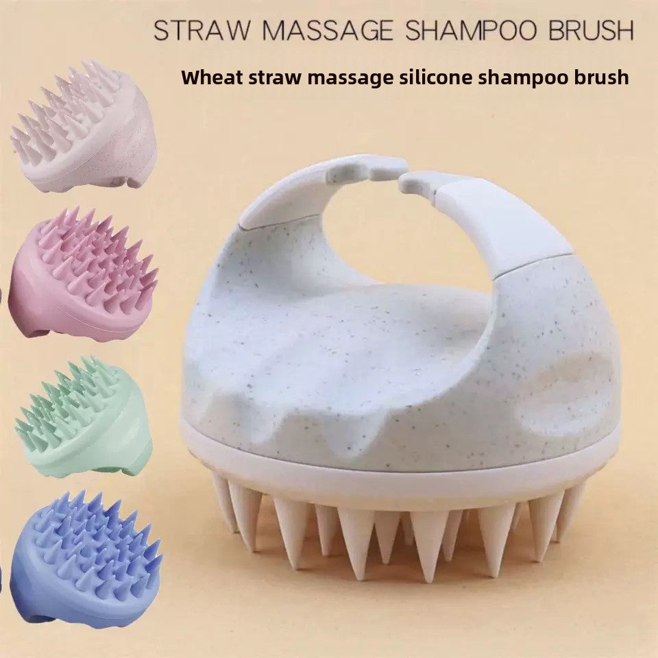 silicone shampoo brush