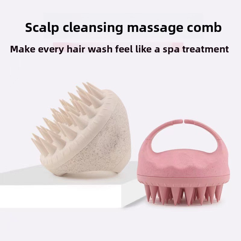 silicone shampoo brush