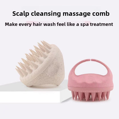 silicone shampoo brush