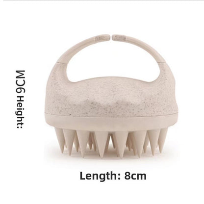 silicone shampoo brush