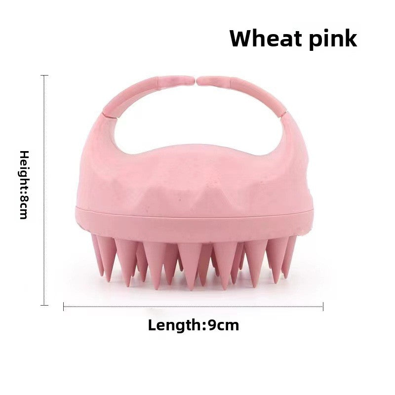 silicone shampoo brush