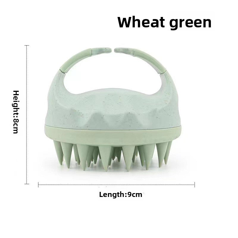 silicone shampoo brush
