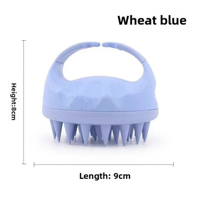 silicone shampoo brush