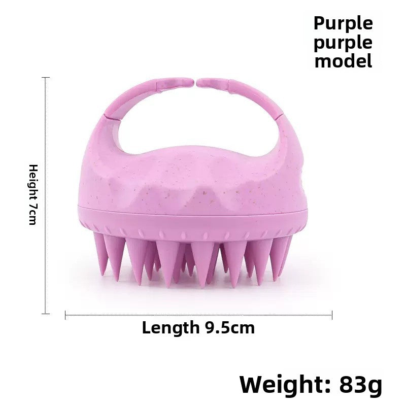 silicone shampoo brush