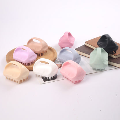 silicone shampoo brush