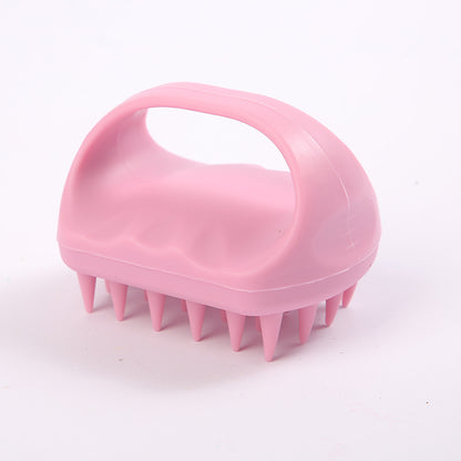 silicone shampoo brush