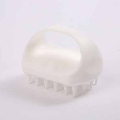 silicone shampoo brush