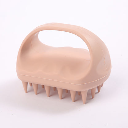silicone shampoo brush