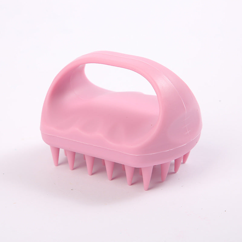 silicone shampoo brush