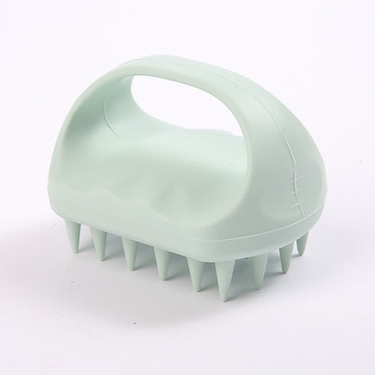 silicone shampoo brush