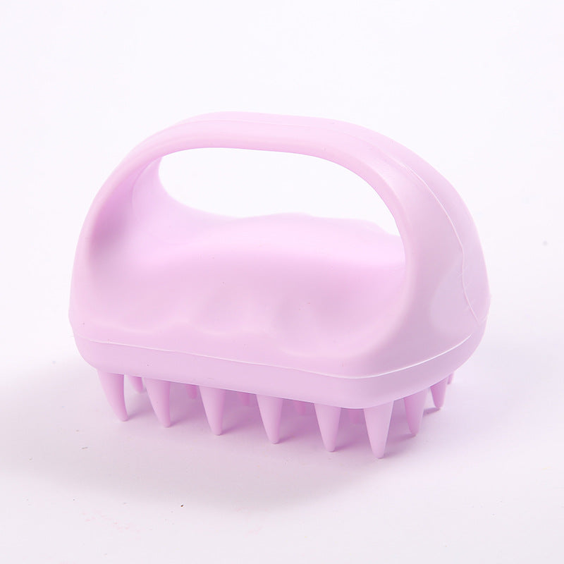 silicone shampoo brush