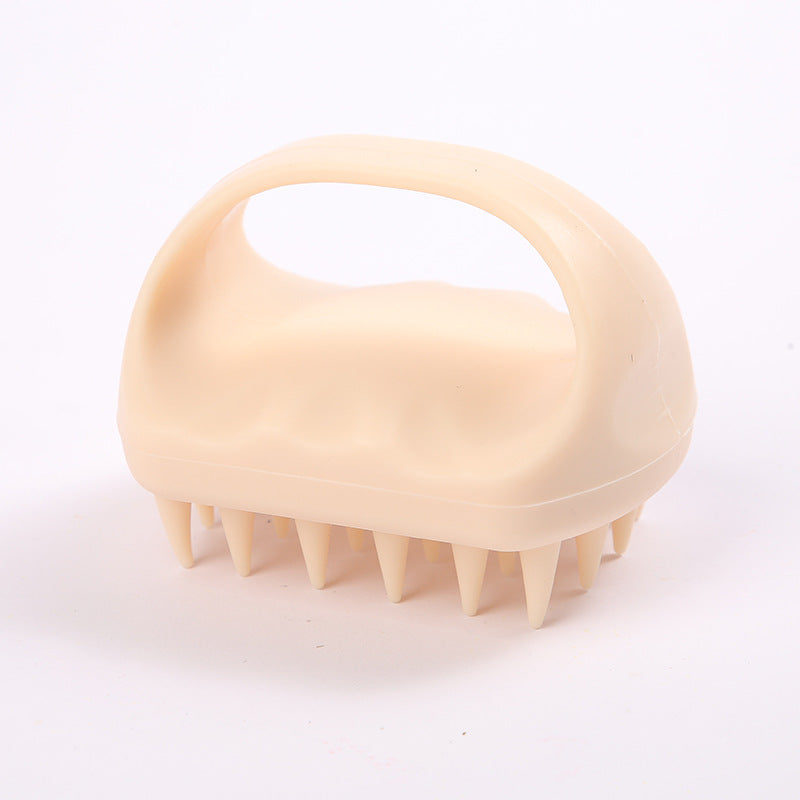 silicone shampoo brush