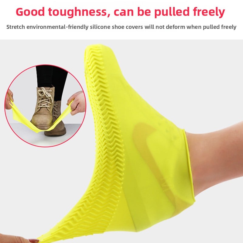 Silicone shoe covers, outdoor waterproof and rainproof shoe covers