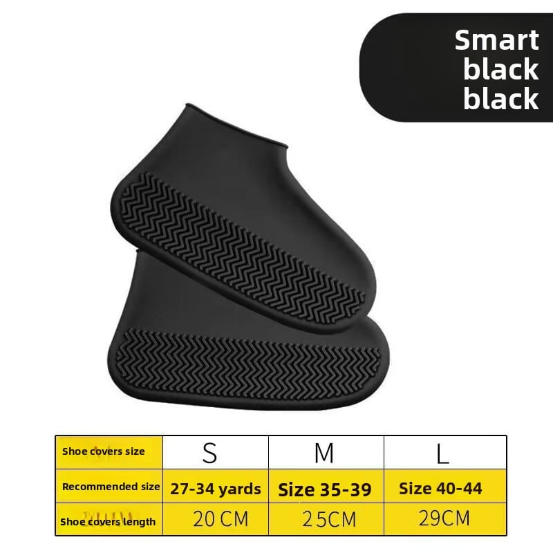 Silicone shoe covers, outdoor waterproof and rainproof shoe covers