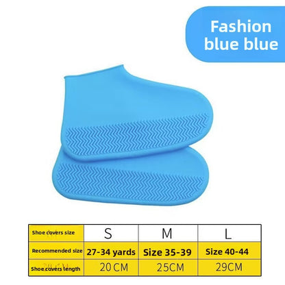 Silicone shoe covers, outdoor waterproof and rainproof shoe covers