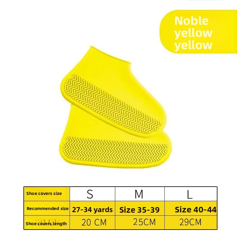 Silicone shoe covers, outdoor waterproof and rainproof shoe covers