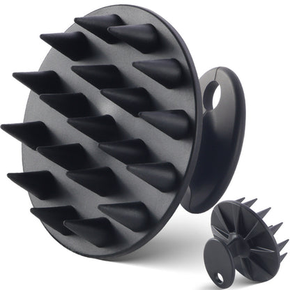 Silicone Shower Polygonal Shampoo Brush