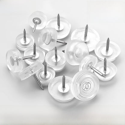 Silicone silent foot pad nails