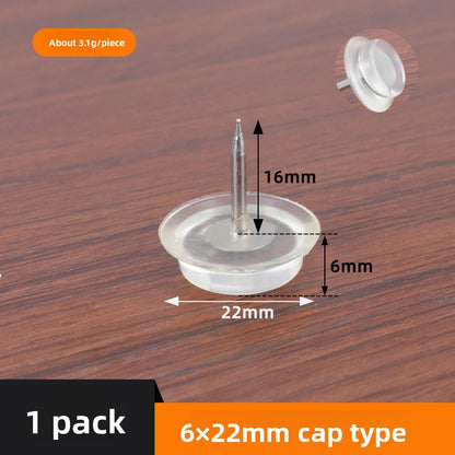 Silicone silent foot pad nails