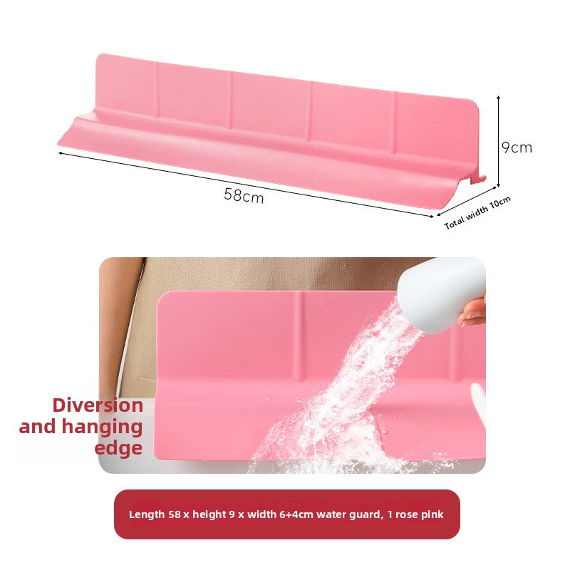 Silicone Sink Splash Guard with Suction Cups
