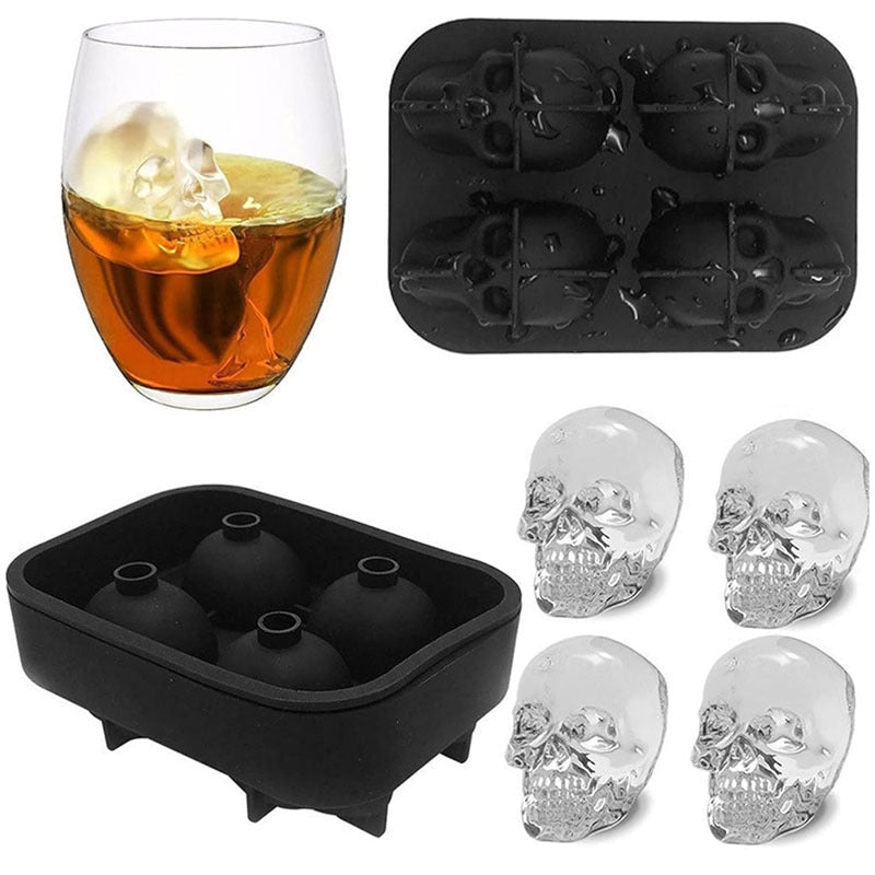 Silicone Skull Ice Cube Mold