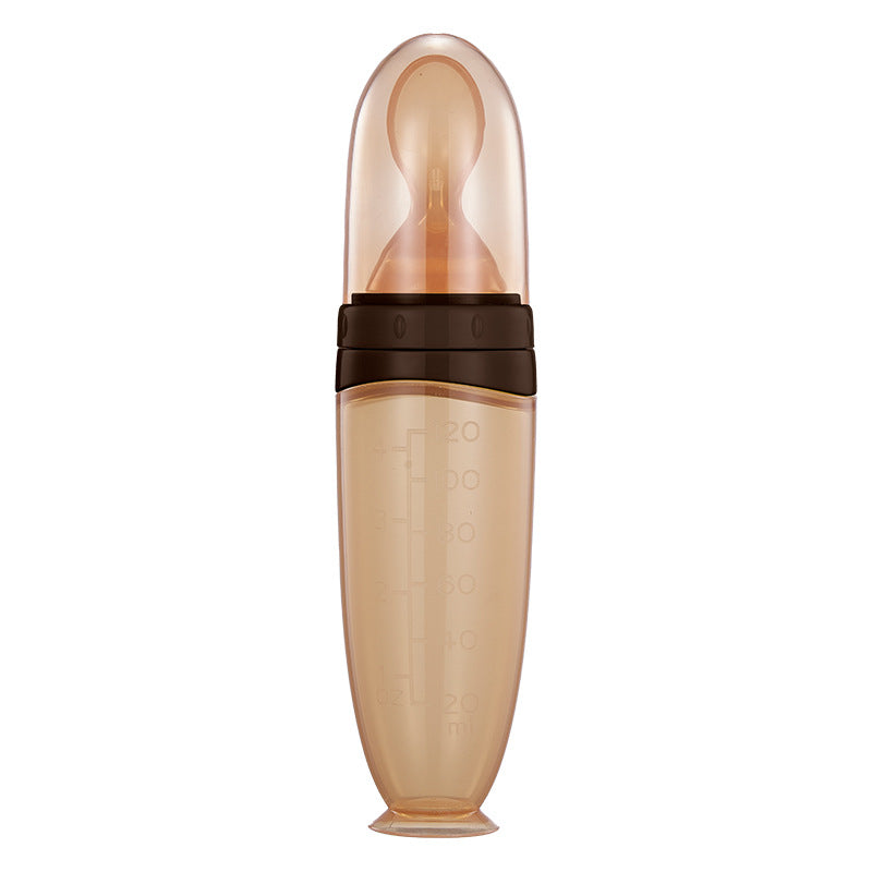 Silicone Squeeze Feeding Bottle
