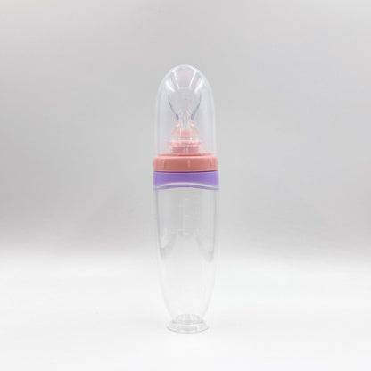 Silicone Squeeze Feeding Bottle