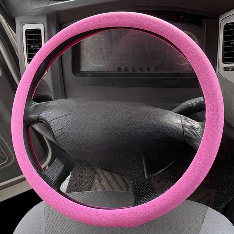 Silicone steering wheel cover