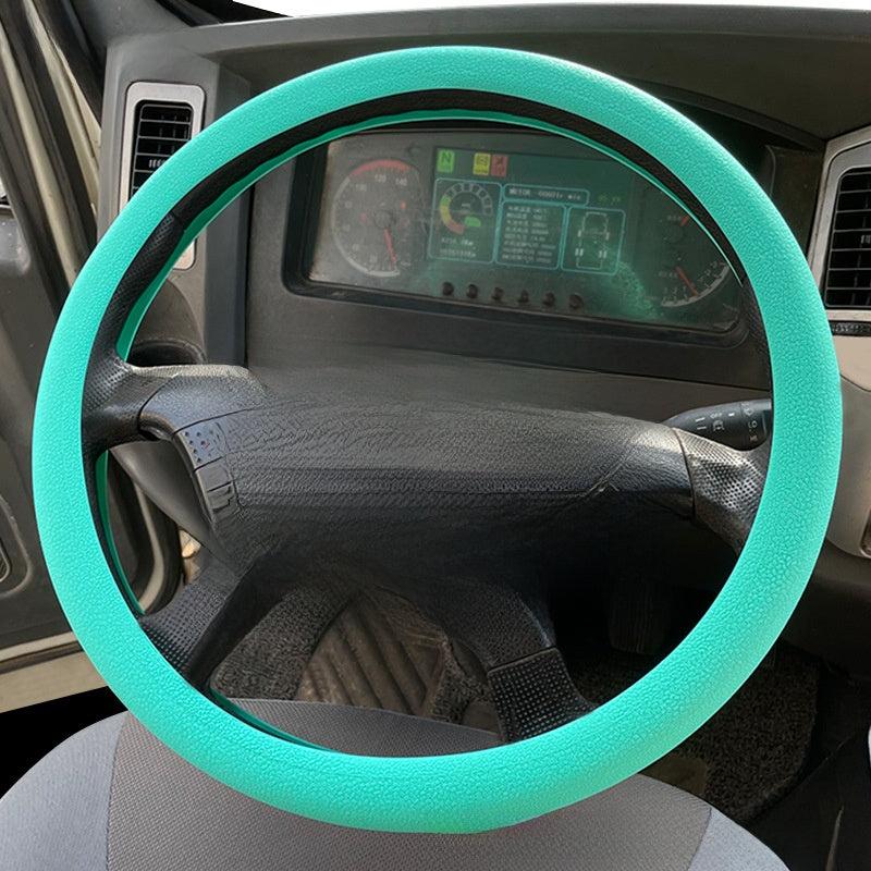Silicone steering wheel cover
