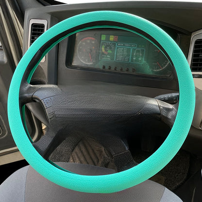 Silicone steering wheel cover