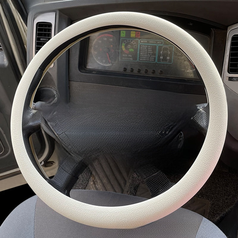 Silicone steering wheel cover