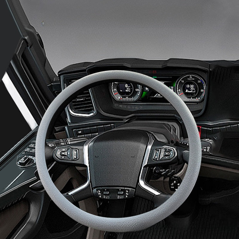 Silicone steering wheel cover