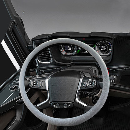 Silicone steering wheel cover