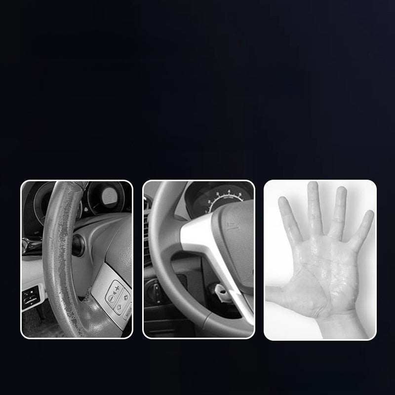 Silicone steering wheel cover