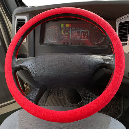 Silicone steering wheel cover