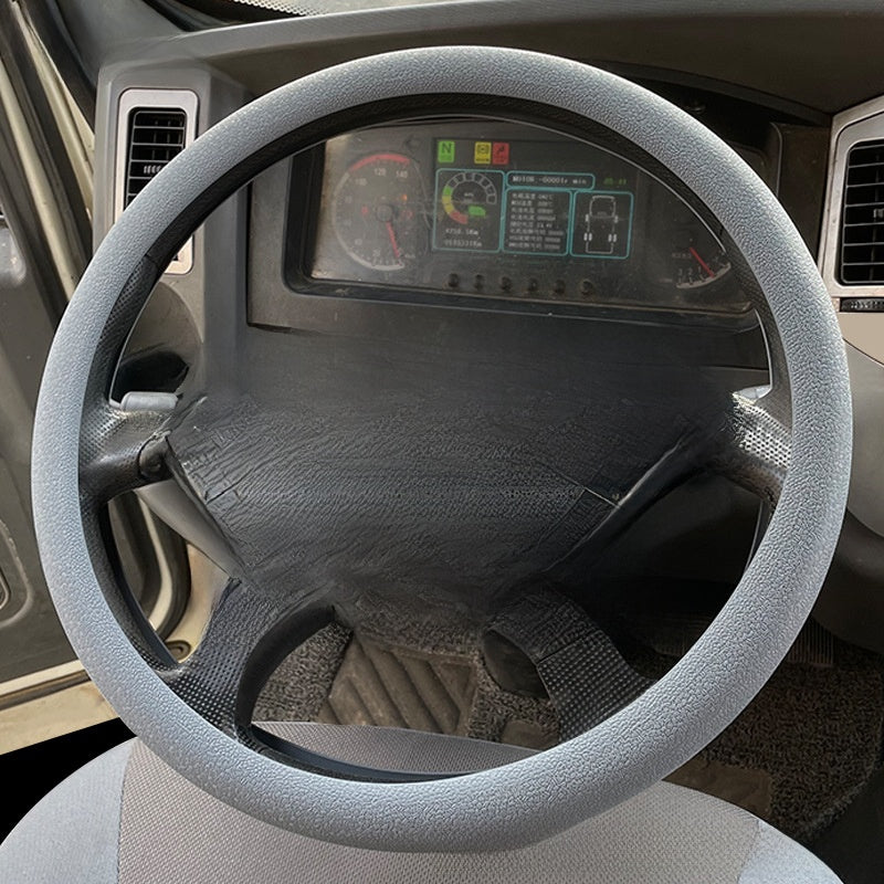 Silicone steering wheel cover