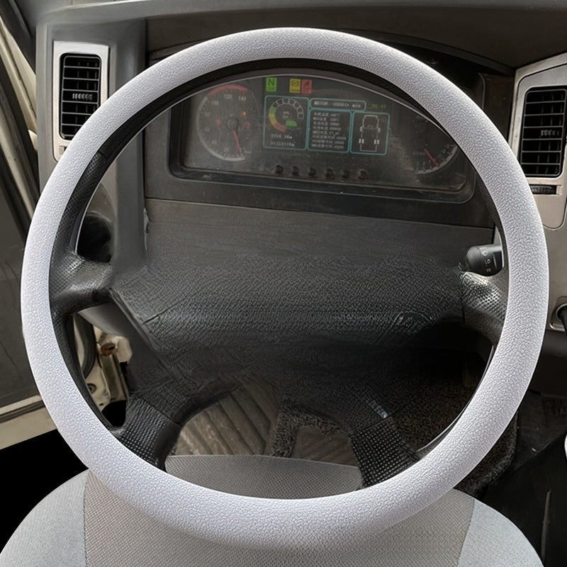 Silicone steering wheel cover