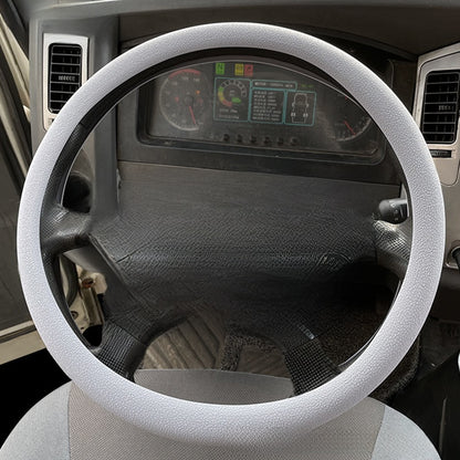 Silicone steering wheel cover