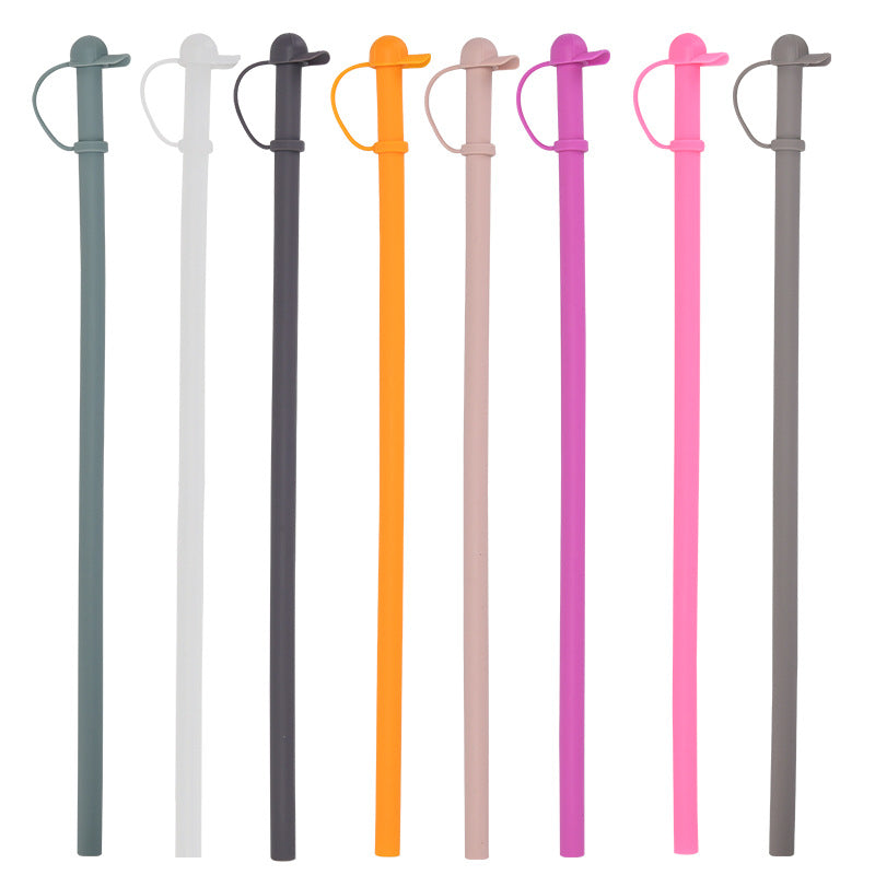 Silicone straw cap